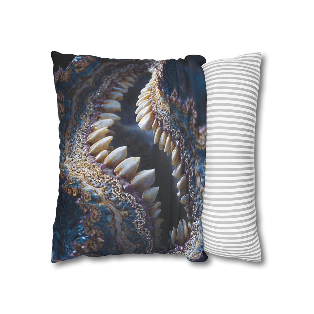 Abyssal Bite Spun Polyester Square Pillowcase