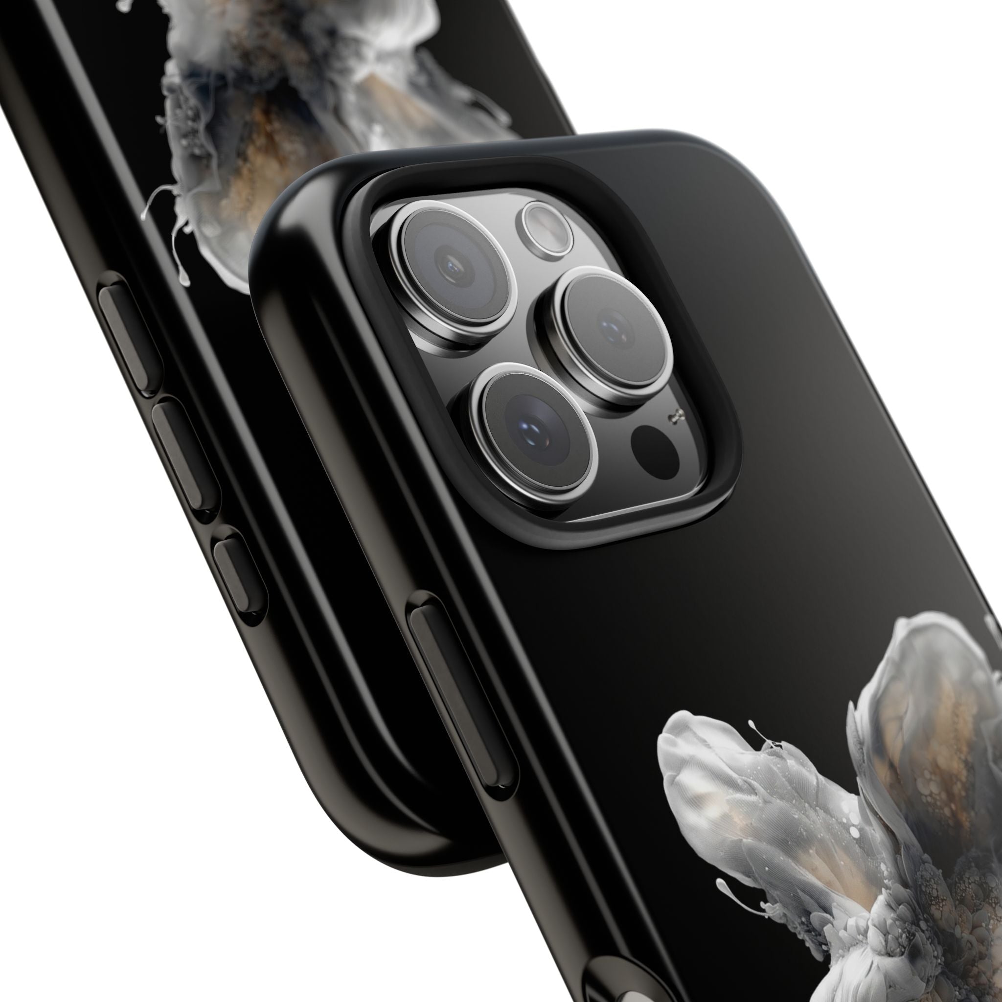 Ethereal Echo: Sculpted Fractal Hare | Tough Phone Case