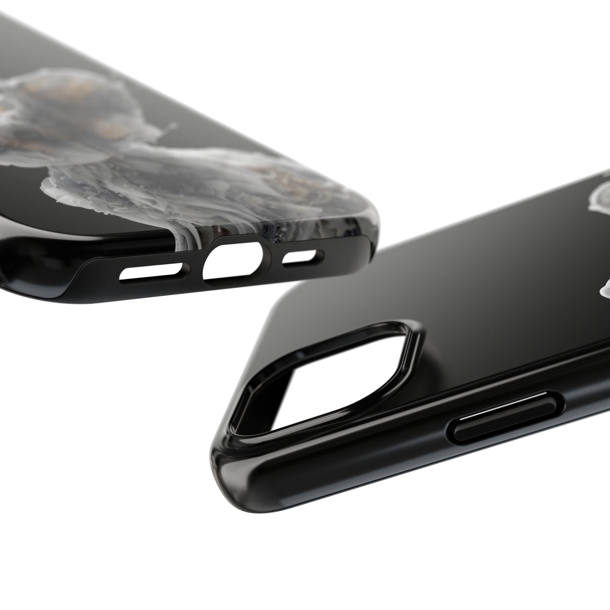 Ethereal Echo: Sculpted Fractal Hare | Tough Phone Case