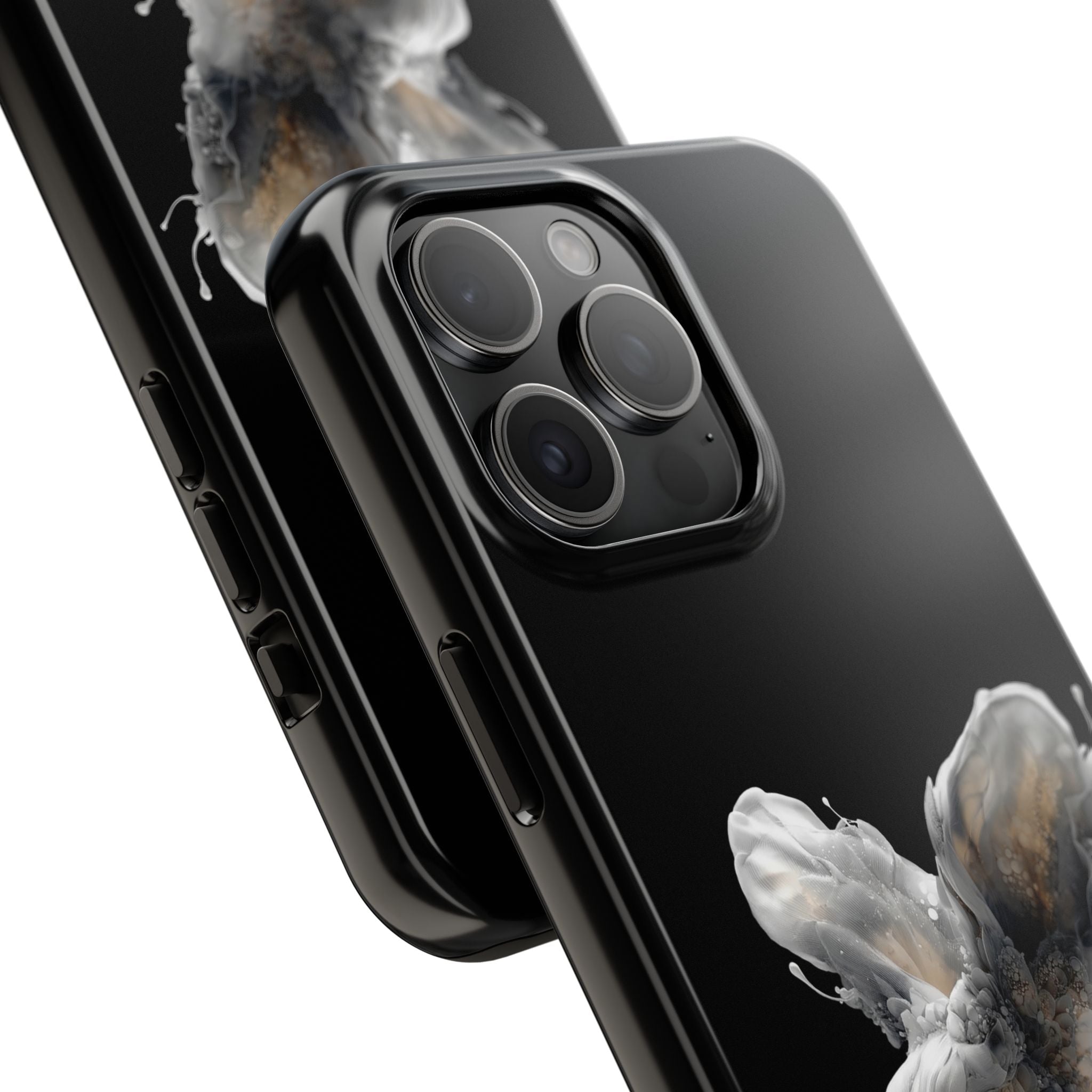 Ethereal Echo: Sculpted Fractal Hare | Tough Phone Case