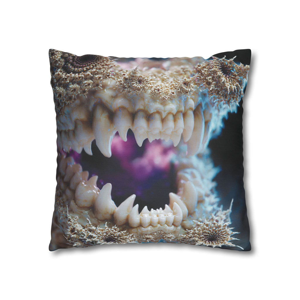Abyssal Bite Spun Polyester Square Pillowcase