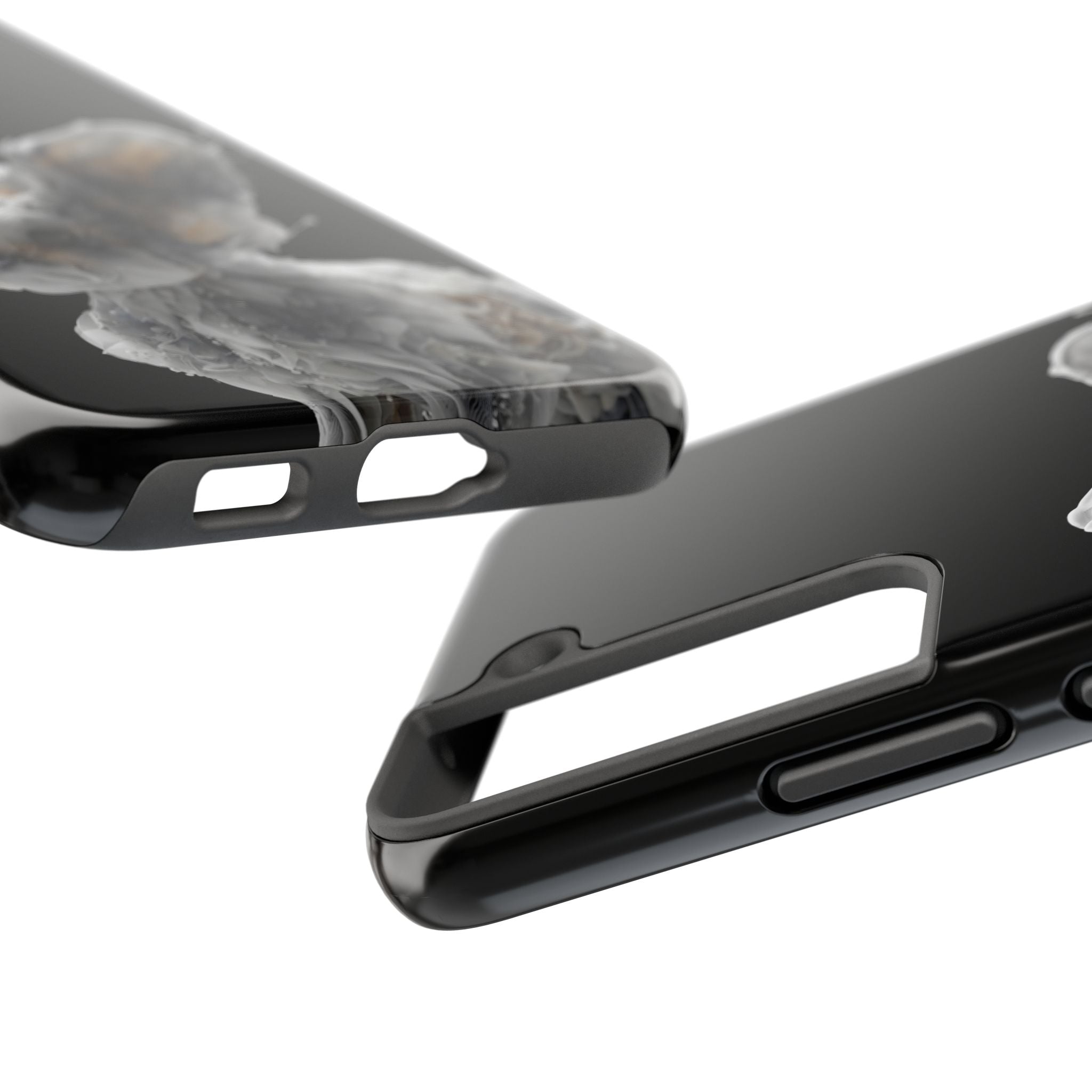 Ethereal Echo: Sculpted Fractal Hare | Tough Phone Case