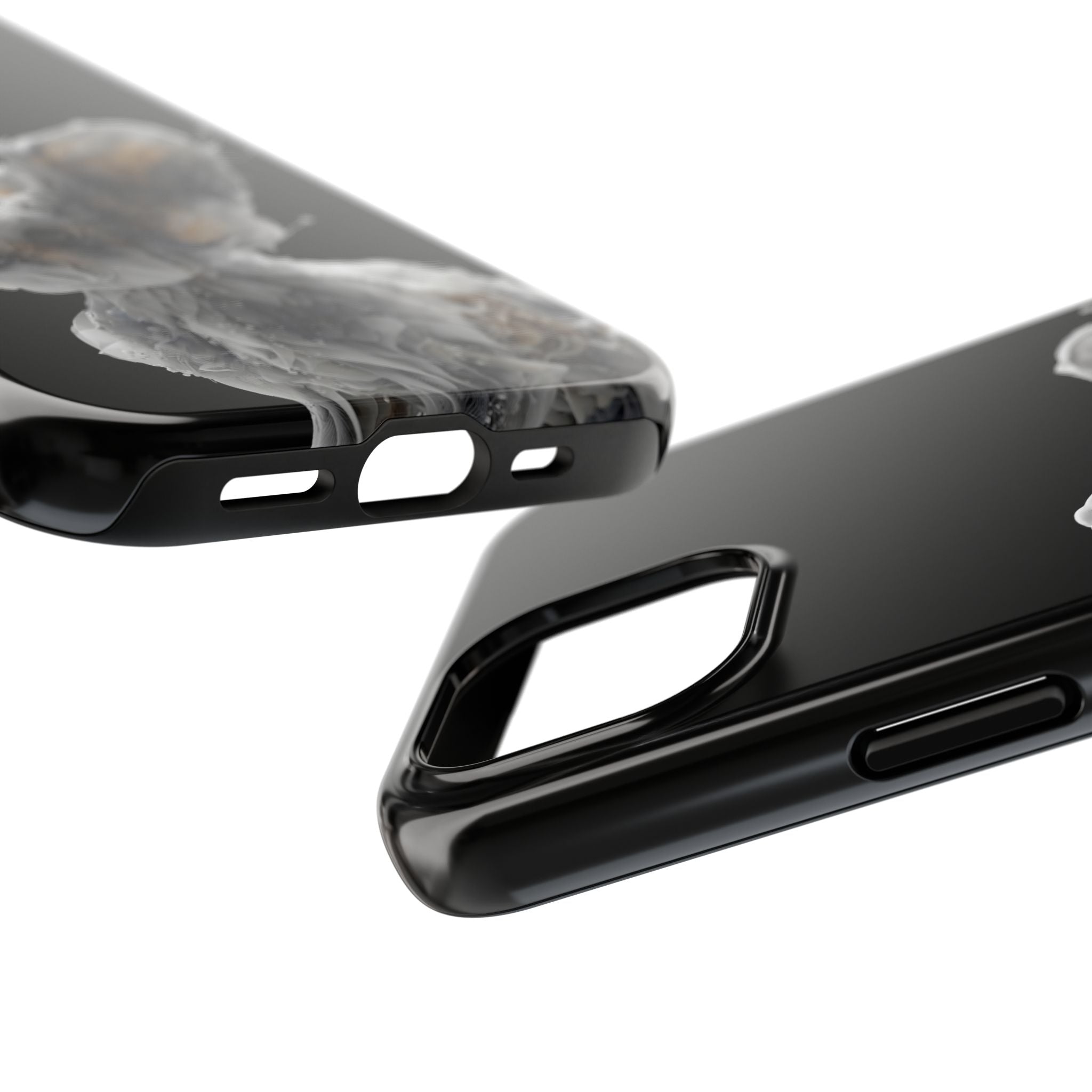 Ethereal Echo: Sculpted Fractal Hare | Tough Phone Case