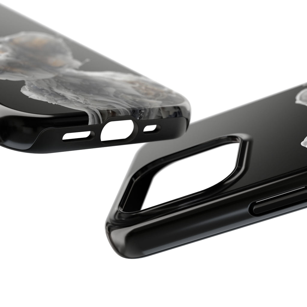 Ethereal Echo: Sculpted Fractal Hare | Tough Phone Case