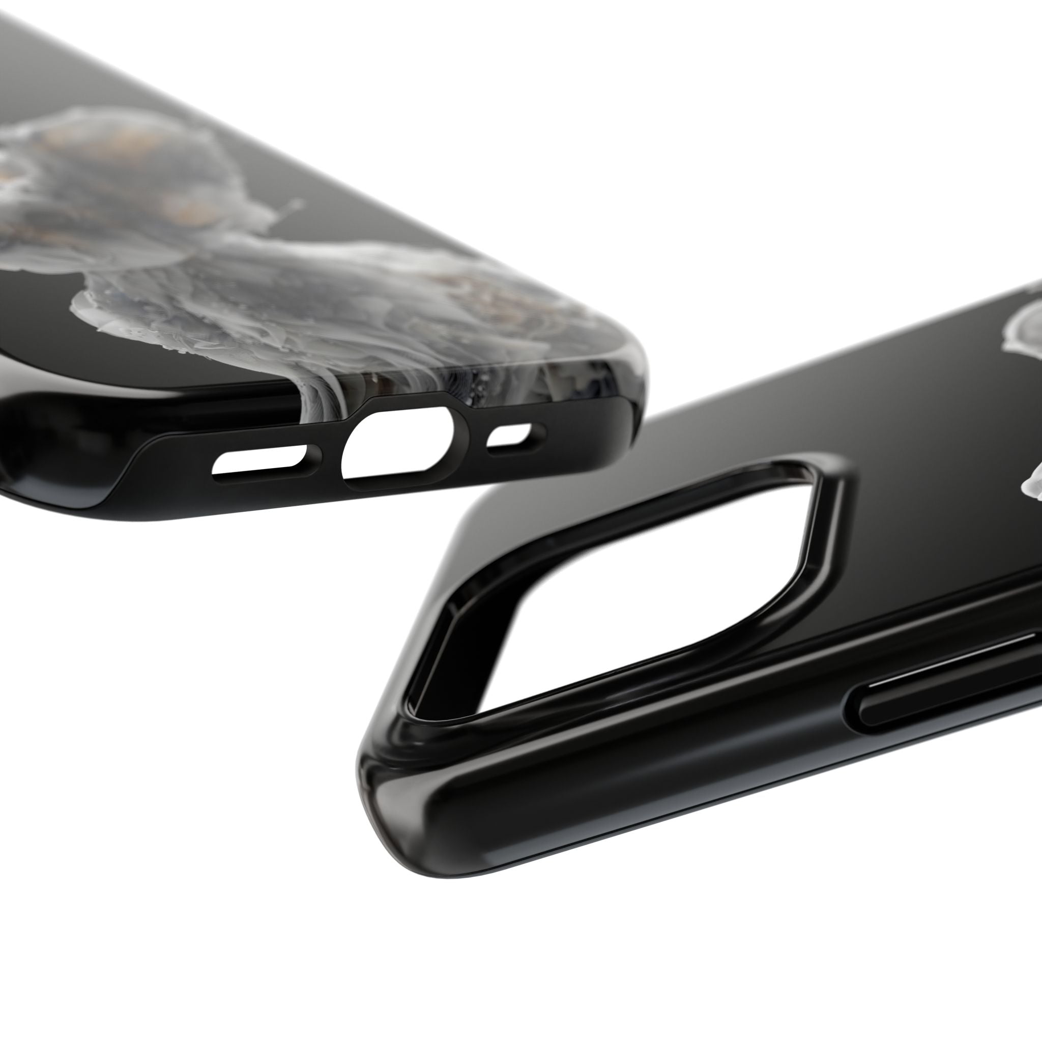Ethereal Echo: Sculpted Fractal Hare | Tough Phone Case
