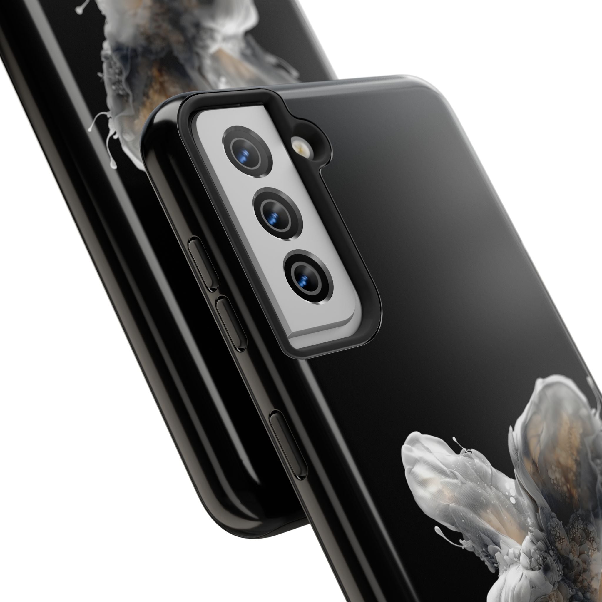 Ethereal Echo: Sculpted Fractal Hare | Tough Phone Case