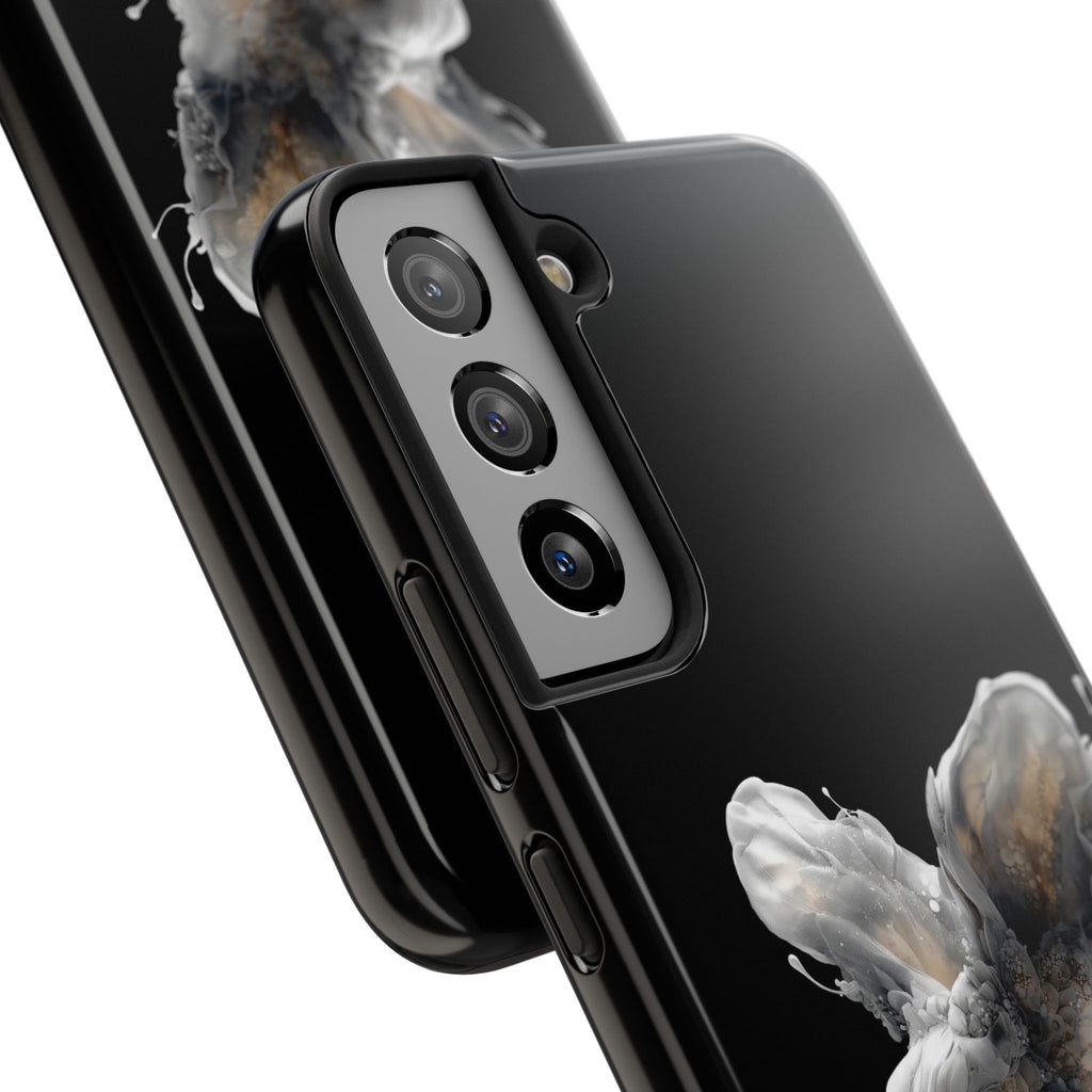 Ethereal Echo: Sculpted Fractal Hare | Tough Phone Case