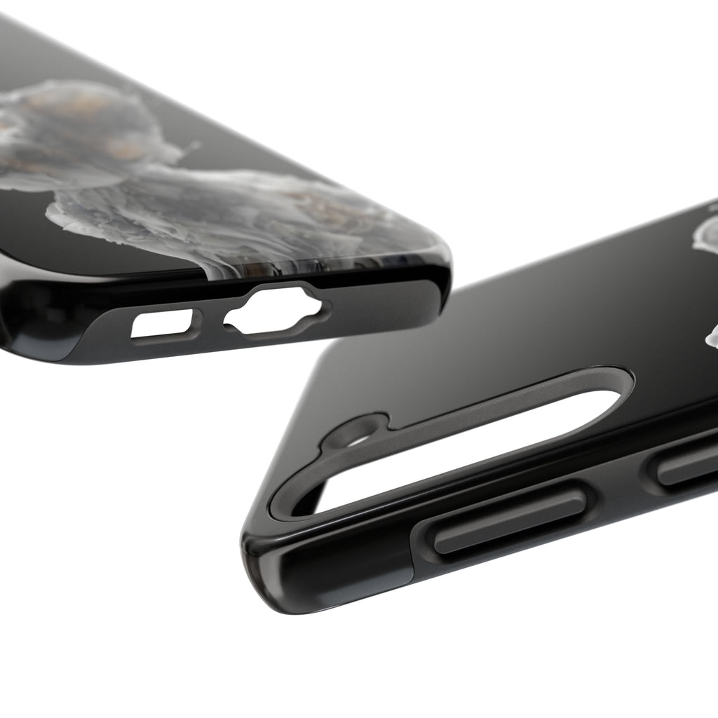 Ethereal Echo: Sculpted Fractal Hare | Tough Phone Case