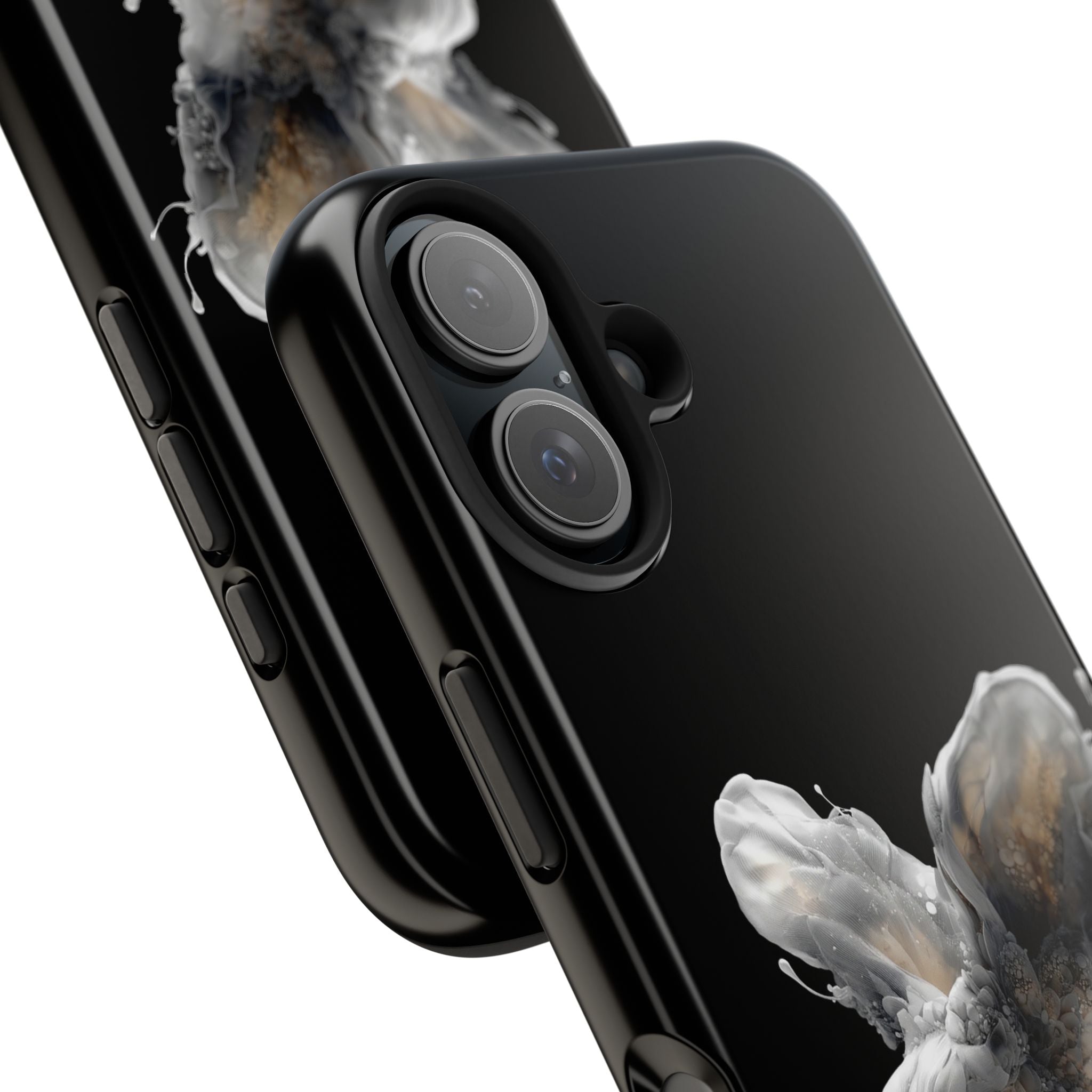 Ethereal Echo: Sculpted Fractal Hare | Tough Phone Case