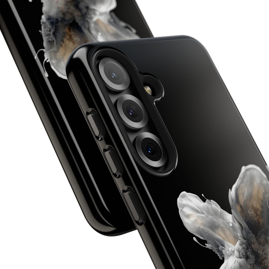 Ethereal Echo: Sculpted Fractal Hare | Tough Phone Case