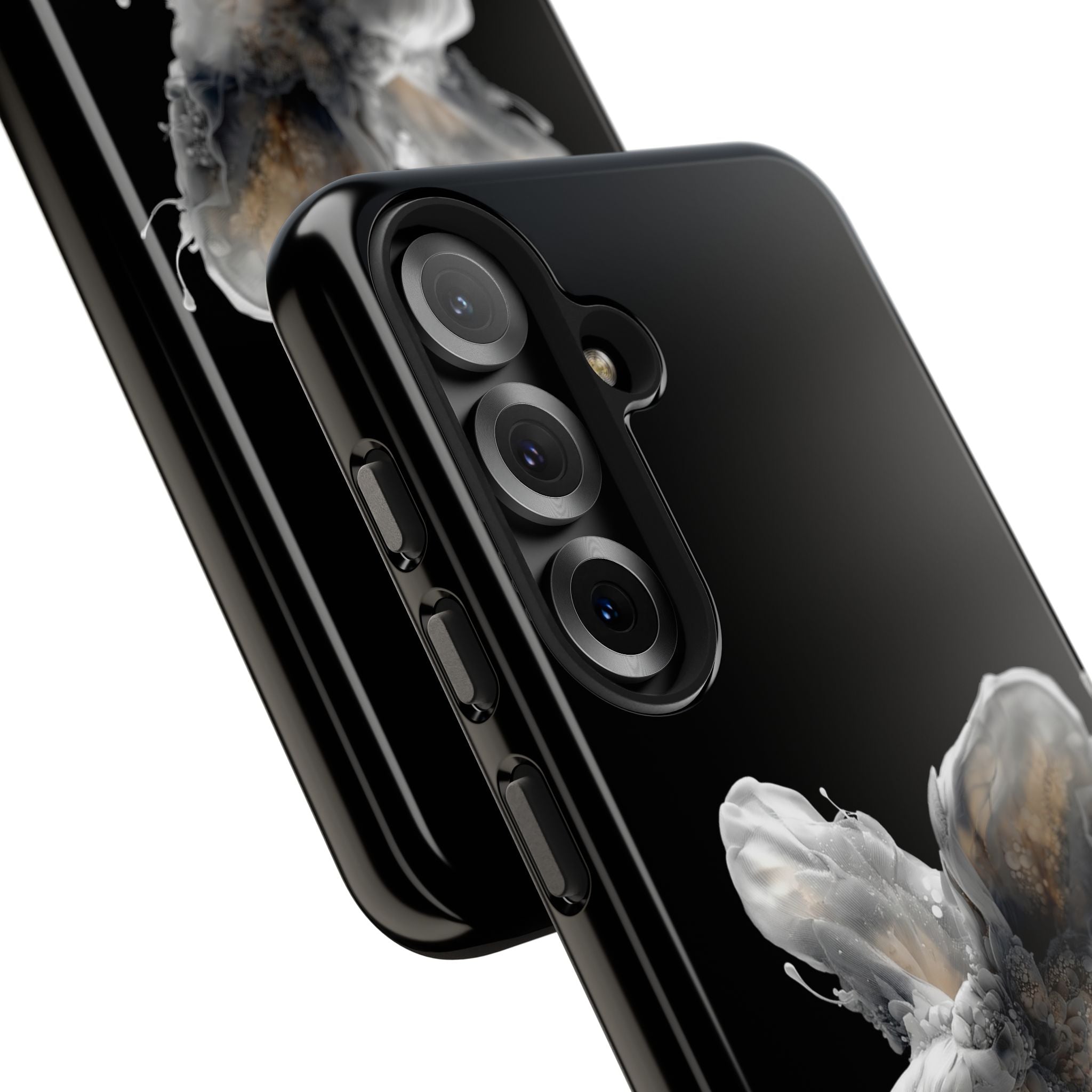 Ethereal Echo: Sculpted Fractal Hare | Tough Phone Case