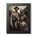 An American Family Portrait - Framed Vertical Poster