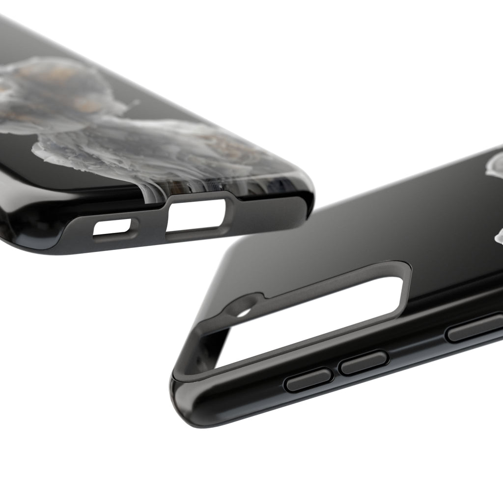 Ethereal Echo: Sculpted Fractal Hare | Tough Phone Case