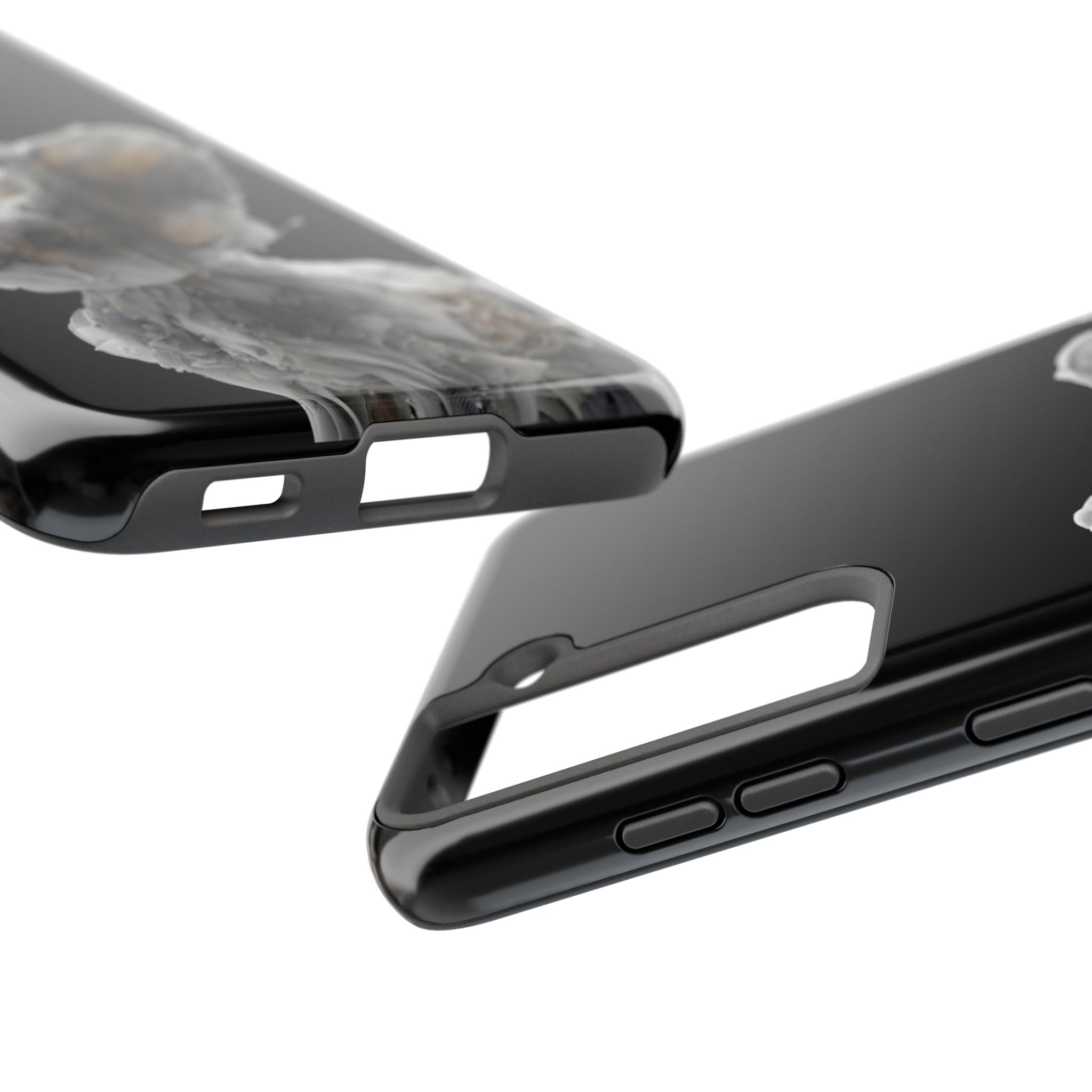 Ethereal Echo: Sculpted Fractal Hare | Tough Phone Case