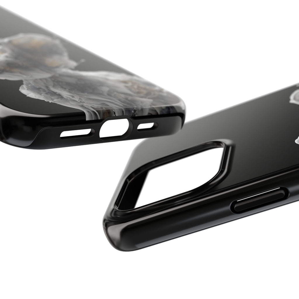 Ethereal Echo: Sculpted Fractal Hare | Tough Phone Case