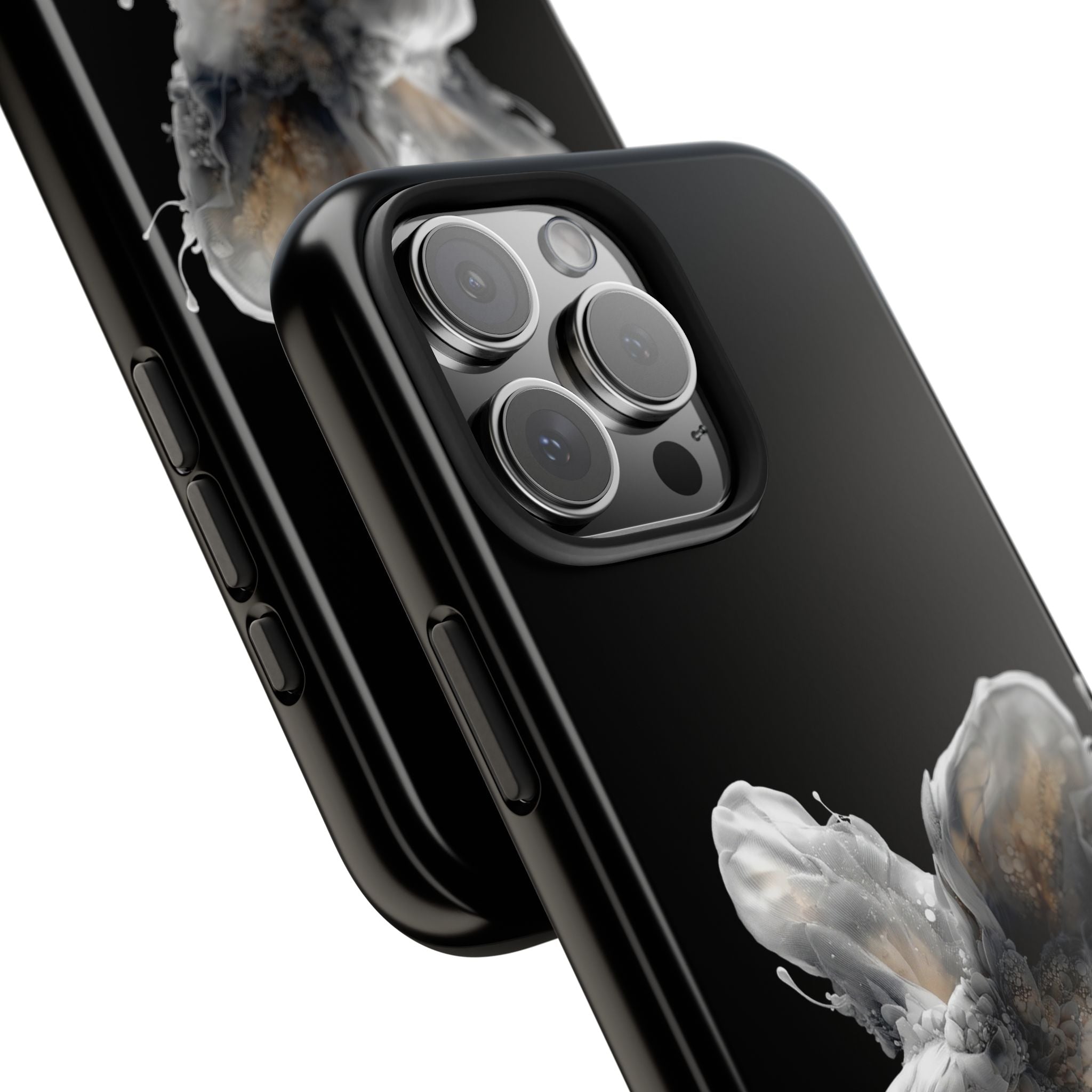 Ethereal Echo: Sculpted Fractal Hare | Tough Phone Case