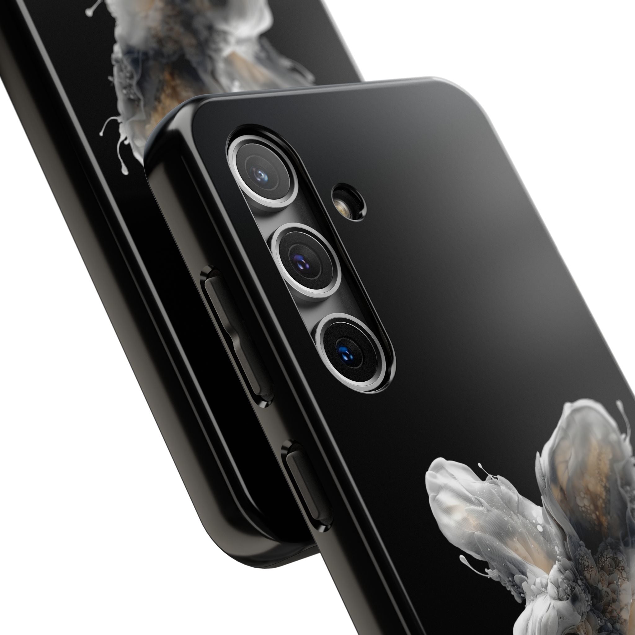 Ethereal Echo: Sculpted Fractal Hare | Tough Phone Case