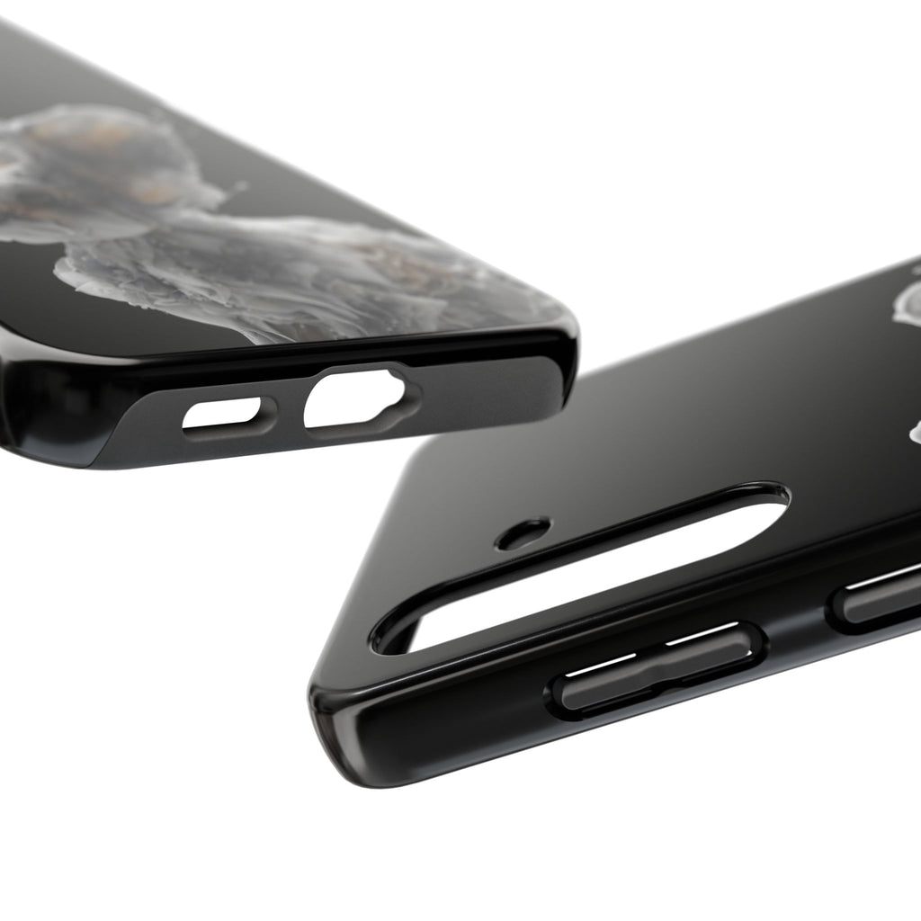 Ethereal Echo: Sculpted Fractal Hare | Tough Phone Case