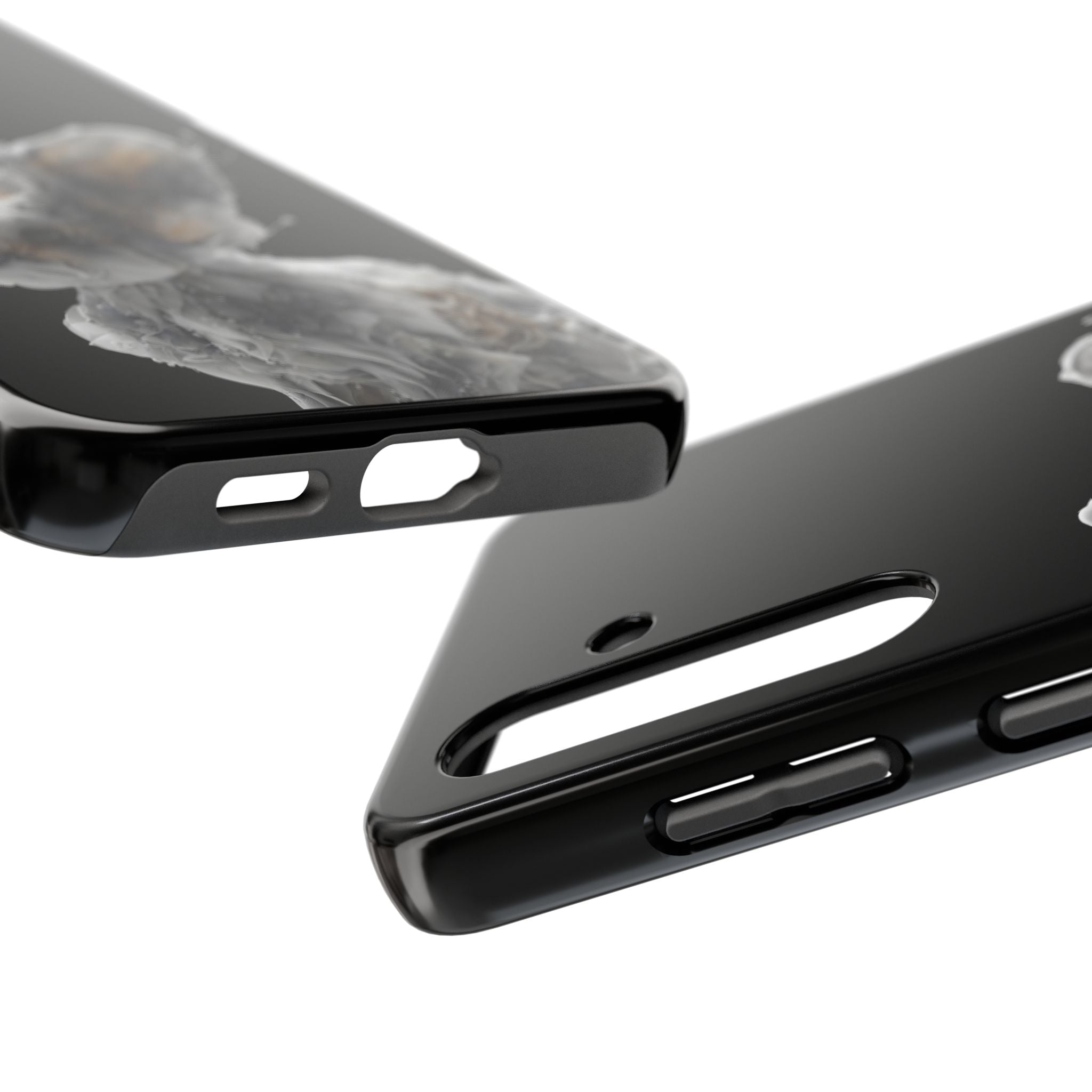Ethereal Echo: Sculpted Fractal Hare | Tough Phone Case