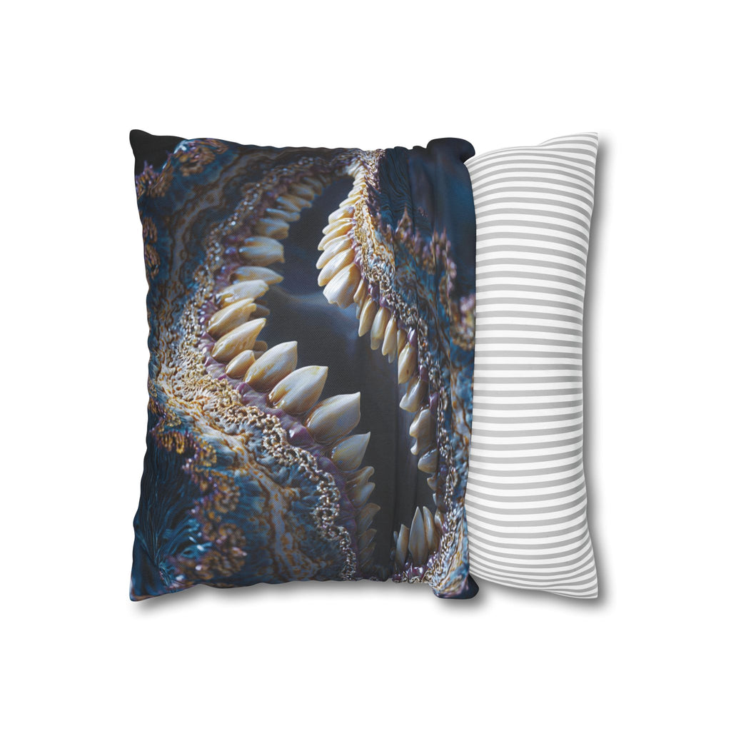 Abyssal Bite Spun Polyester Square Pillowcase