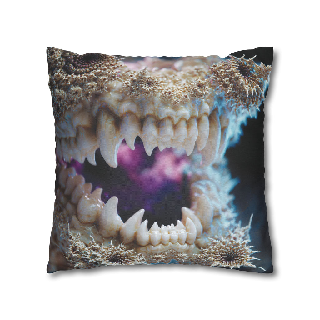 Abyssal Bite Spun Polyester Square Pillowcase